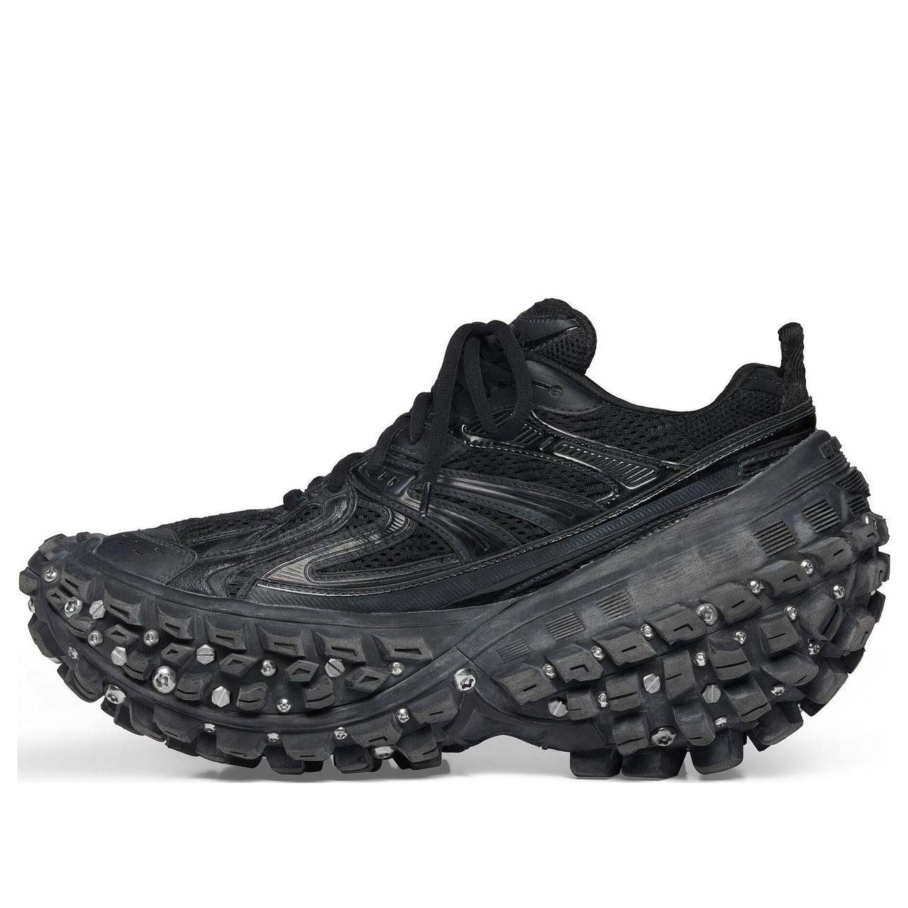 (WMNS) Balenciaga Bouncer Screw Sneakers 'Black Mesh and Nylon' 685611W2RAD1081