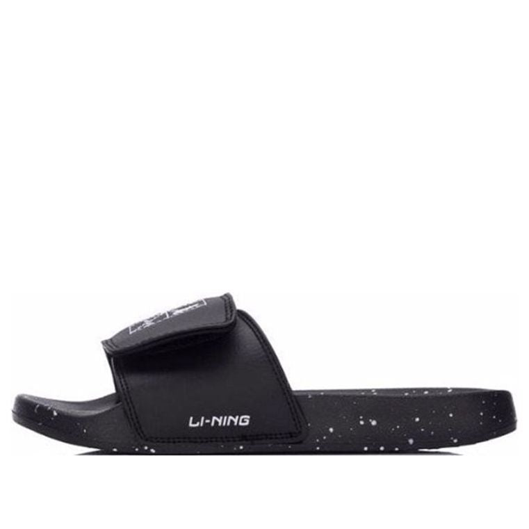 (WMNS) Li-Ning Sports Slides 'Black' AGAM014-2