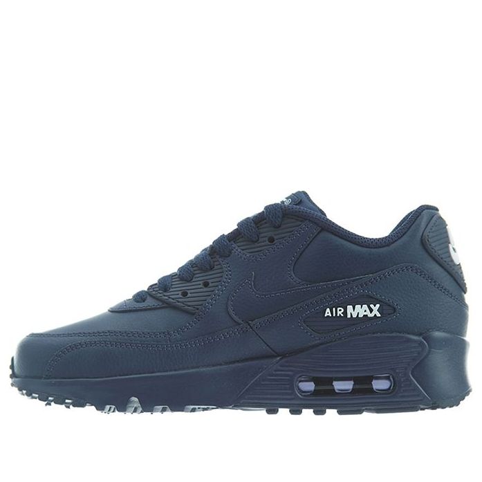 (GS) Nike Air Max 90 Leather 'Midnight Navy' 833412-412