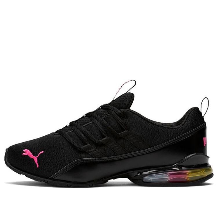 (WMNS) PUMA Riaze Prowl Rainbow 'Black Luminous Pink' 194482-01