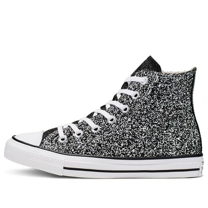 (WMNS) Converse Galaxy Dust Chuck Taylor All Star High Top Black White 566268C