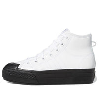 (WMNS) adidas Nizza RF Platform Mid 'White Black' FY7606