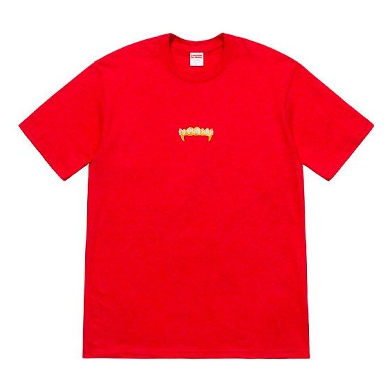 Supreme SS19 Fronts Tee Red Short Sleeve Unisex SUP-SS19-273