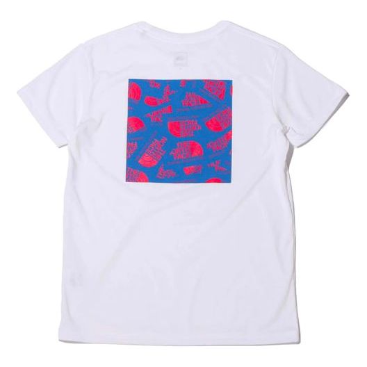 THE NORTH FACE S/S Sticker Halfdome Tee Logo Tee NTW32054-W