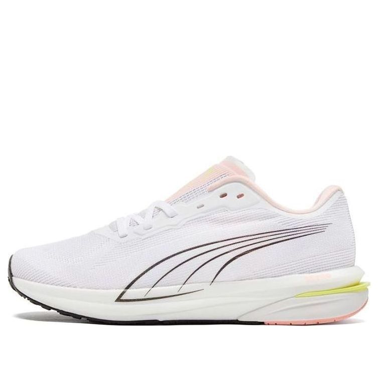 (WMNS) PUMA Velocity Nitro 'White Elektro Peach' 195697-05