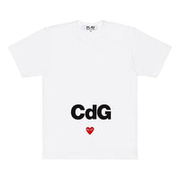 (WMNS) COMME des GARCONS PLAY x CDG Crossover Logo T-Shirt 'White' AE-T101-051-1