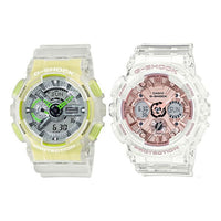 CASIO G-Shock Analog-Digital 'White' GA-110LS-7A&GMA-S120SR-7A