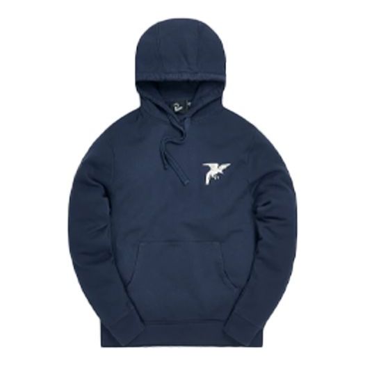 KITHX BY PARRA WRAPPED BLANKET Drawstring Unisex Navy Blue PA43790-NVY