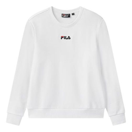 FILA Casual Embroidery Round Neck Men's White F51M048250F-WT