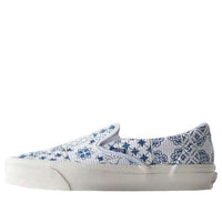 Vans Kith x OG Classic Slip-On LX 'Azulejo Tile' VN0A32QNWHT