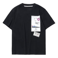 Li-Ning CF Earth Loose Short Sleeve Tee 'Black White' AHSQ386-1