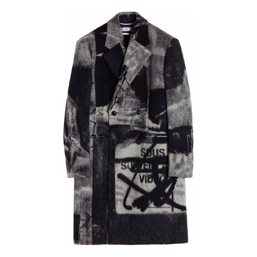 Off-White Tomek Double-Breasted Coat 'Multicolor' OMER031F21FAB0018400