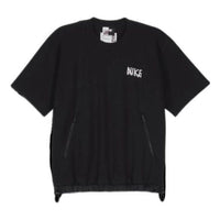 Nike x sacai Logo T-Shirt 'Black White' DQ9055-010