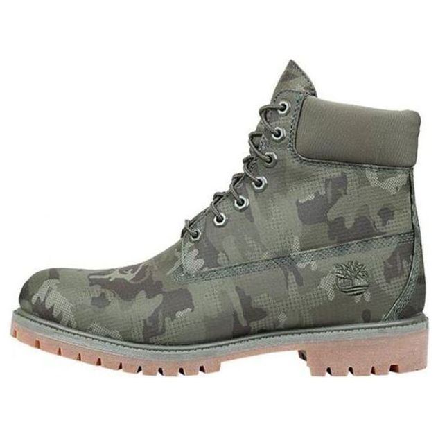 Timberland 6 Inch Premium Waterproof Boots 'Green Camouflage' A1U9I