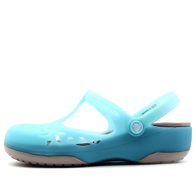 (WMNS) Crocs ice blue Sandals 'Blue Gold' 204939-4CW