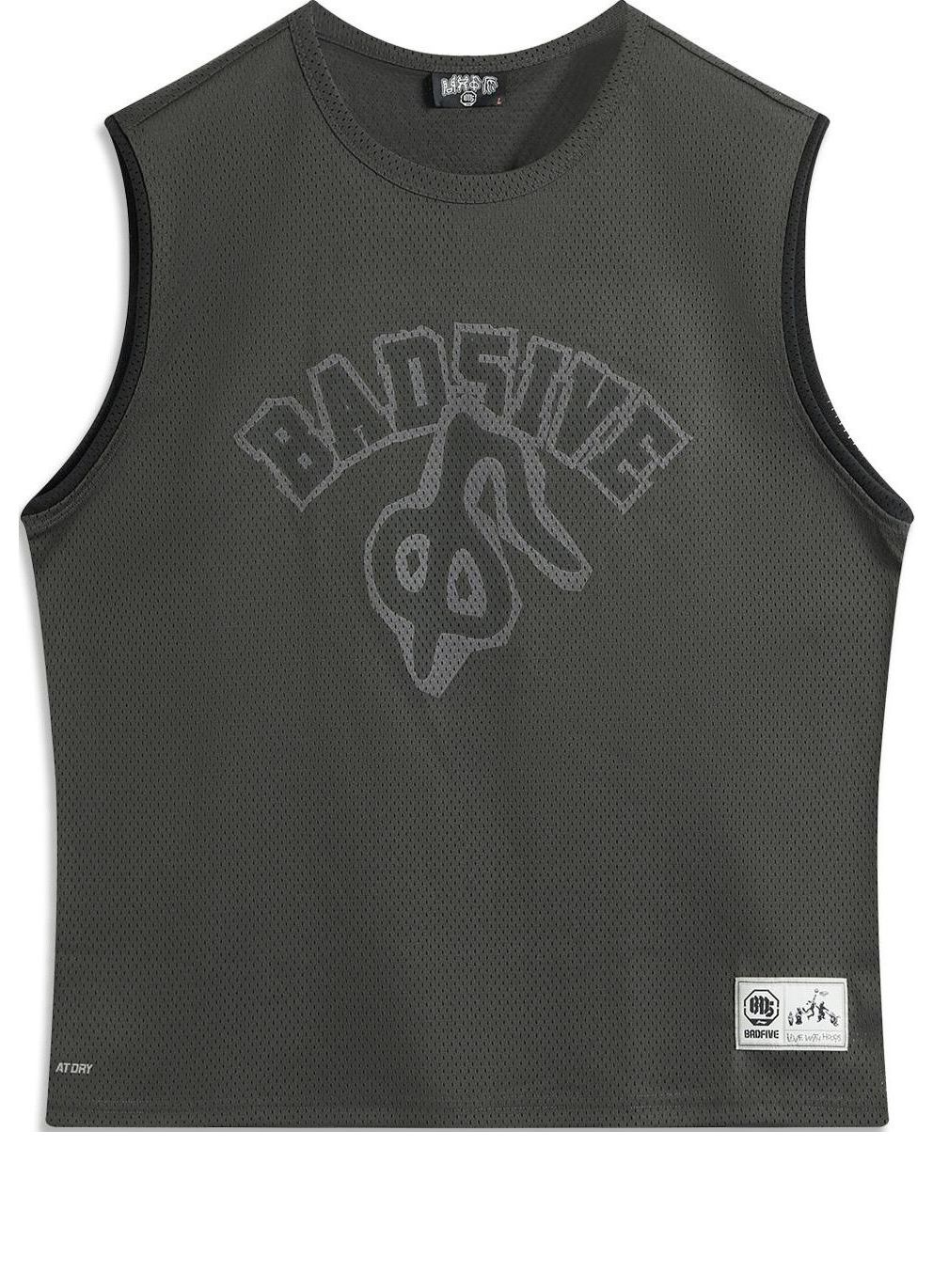 Li-Ning BadFive Graphic Tank 'Washed Black' AVSU739-1
