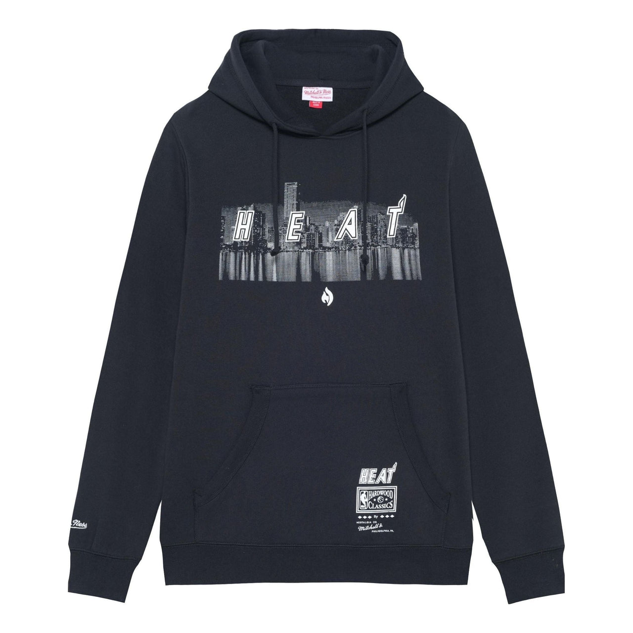 Mitchell & Ness x Nicky Jam Cityscape Hoodie 'Miami Heat' FPHD5283-MHEYYPPPBLCK