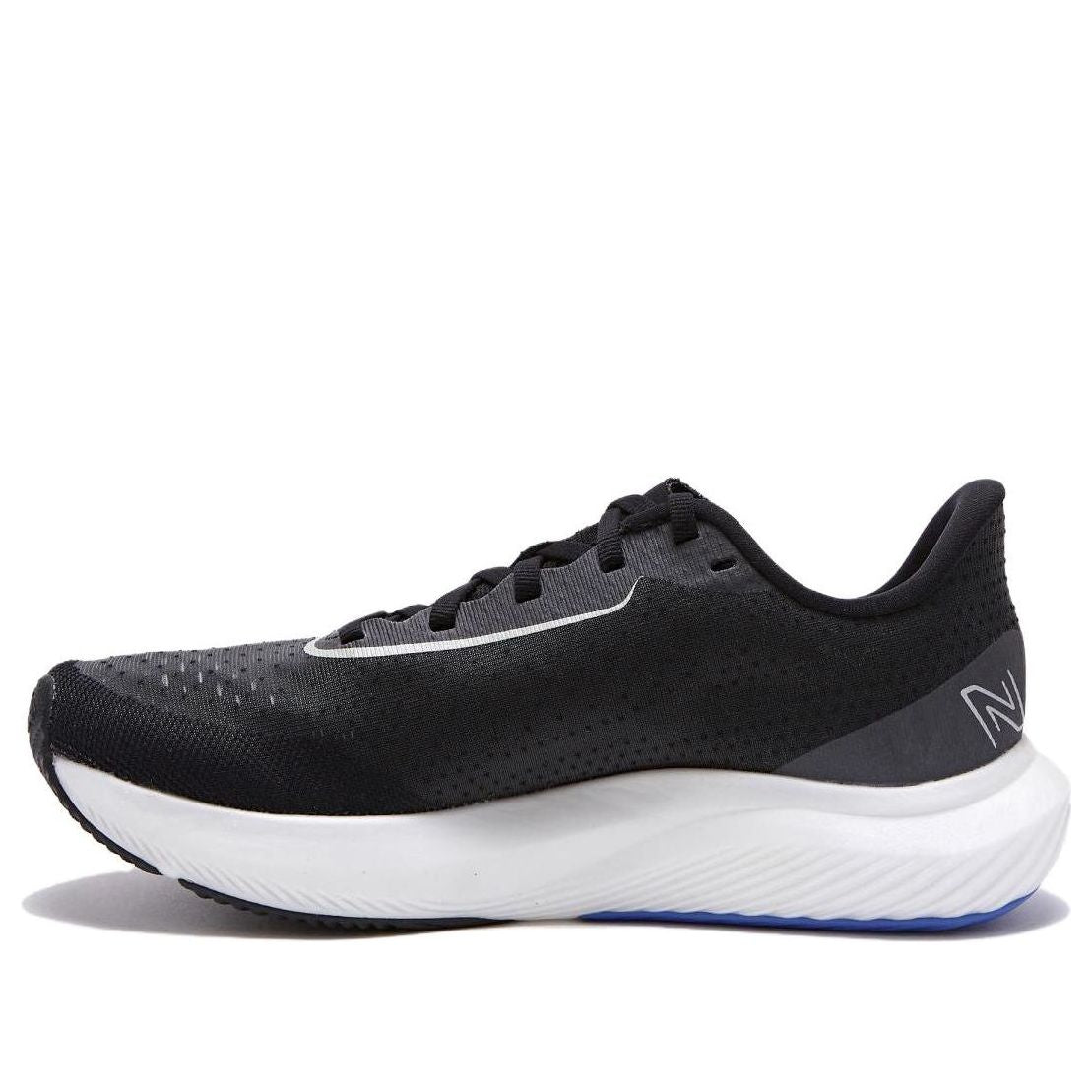 (WMNS) New Balance FuelCell Rebel V3 Road-Running Shoes 'Black White Blue' NBPFDS140Q
