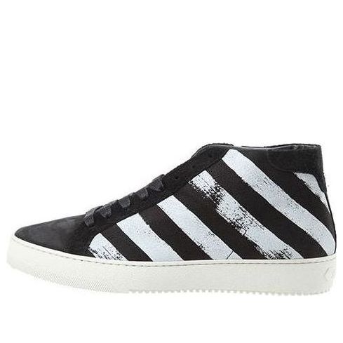 Off-White High-top Leisure Shoes Black/White 0M1A010F161760091001
