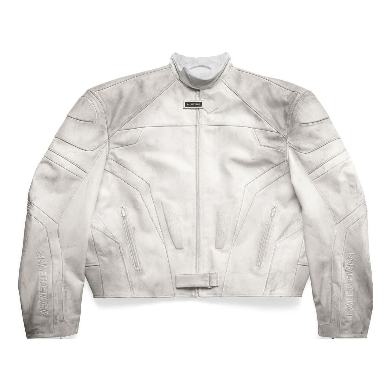 Balenciaga Biker Jacket Oversized 'White' 744983TOS149012