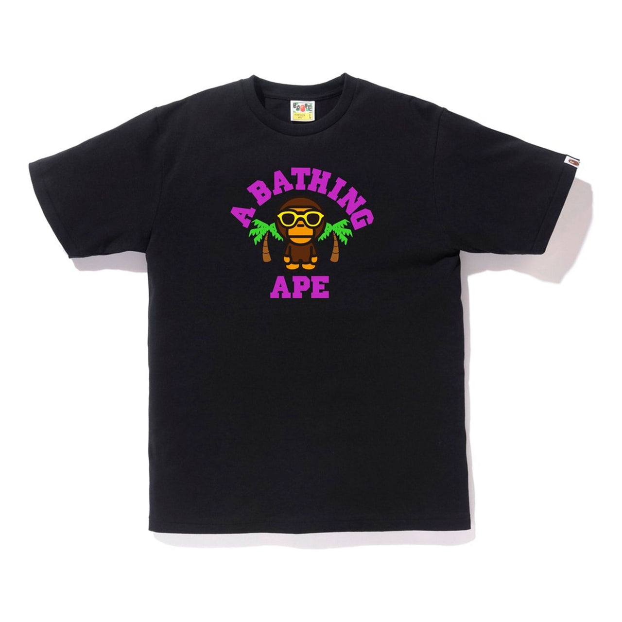 BAPE Milo College Summer Tee Black BAPE-SS18-106