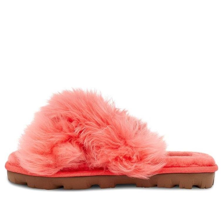 (WMNS) UGG Fuzzalicious Slipper coral red 1108917-PCRL