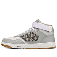 DIOR B27 High Cut Sport Shoes Grey/White 3SH132ZIR_H165