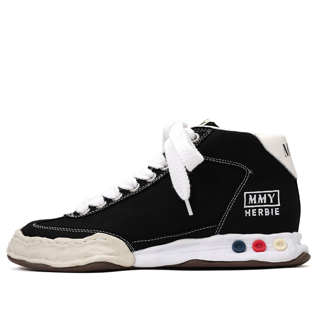 Maison MIHARA YASUHIRO HERBIE OG Sole Canvas High-top Sneaker 'Black' A09FW703-BLK