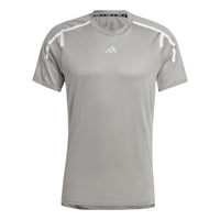 adidas Teach Not Preach Workout Tee 'Grey' HS7508