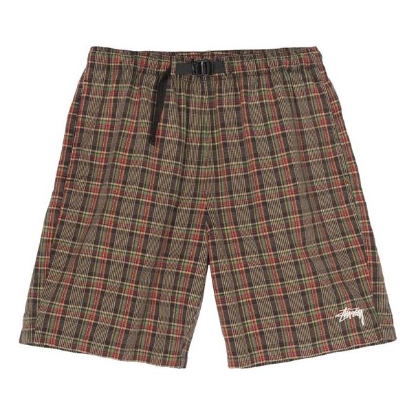 Stussy Nepal Plaid Mountain Short 'Brown' 112252