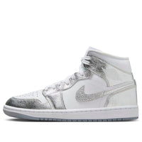 (WMNS) Air Jordan 1 Mid SE 'Metallic Silver' FN5031-100