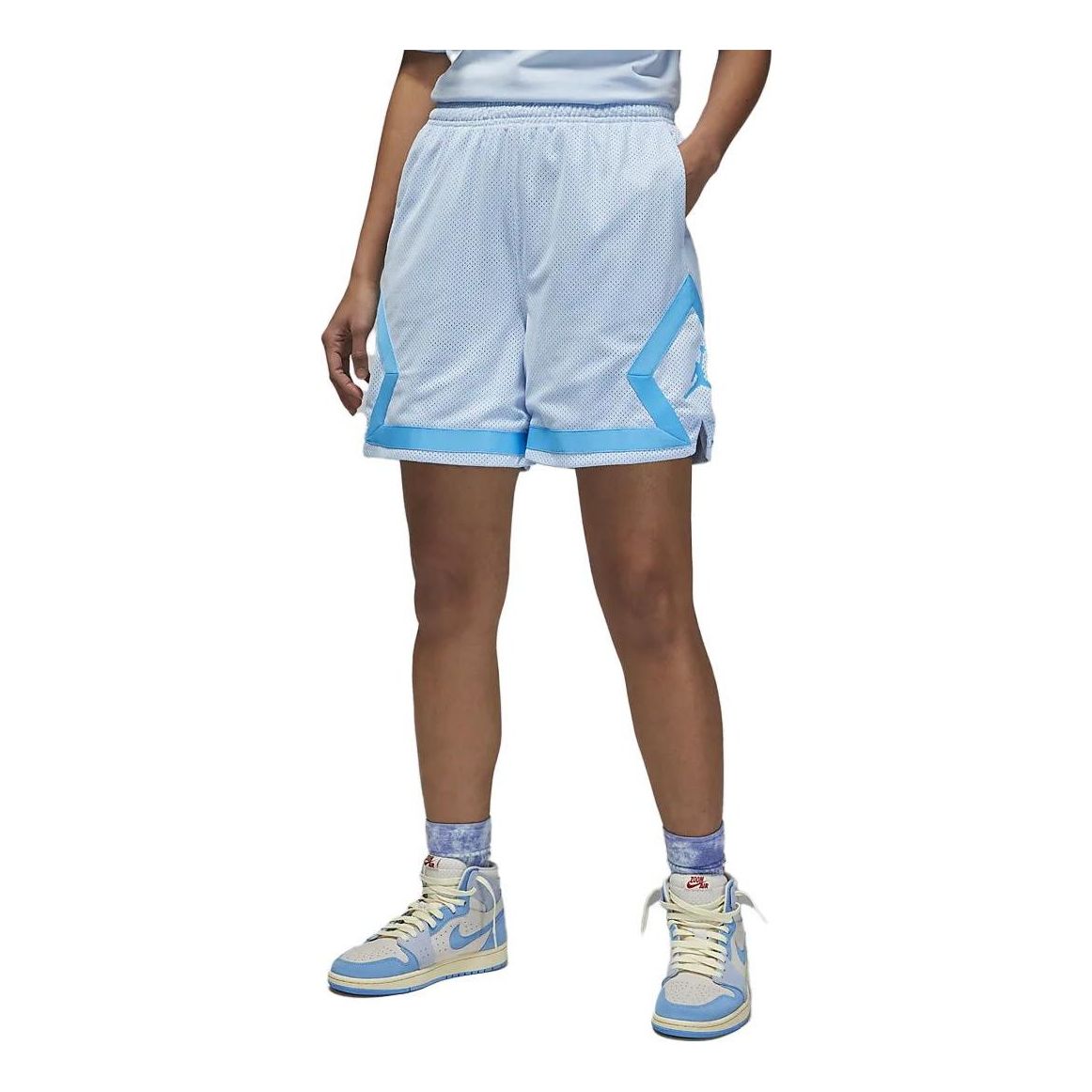 (WMNS) Air Jordan Heritage Diamond Shorts 'Blue' DO5032-411