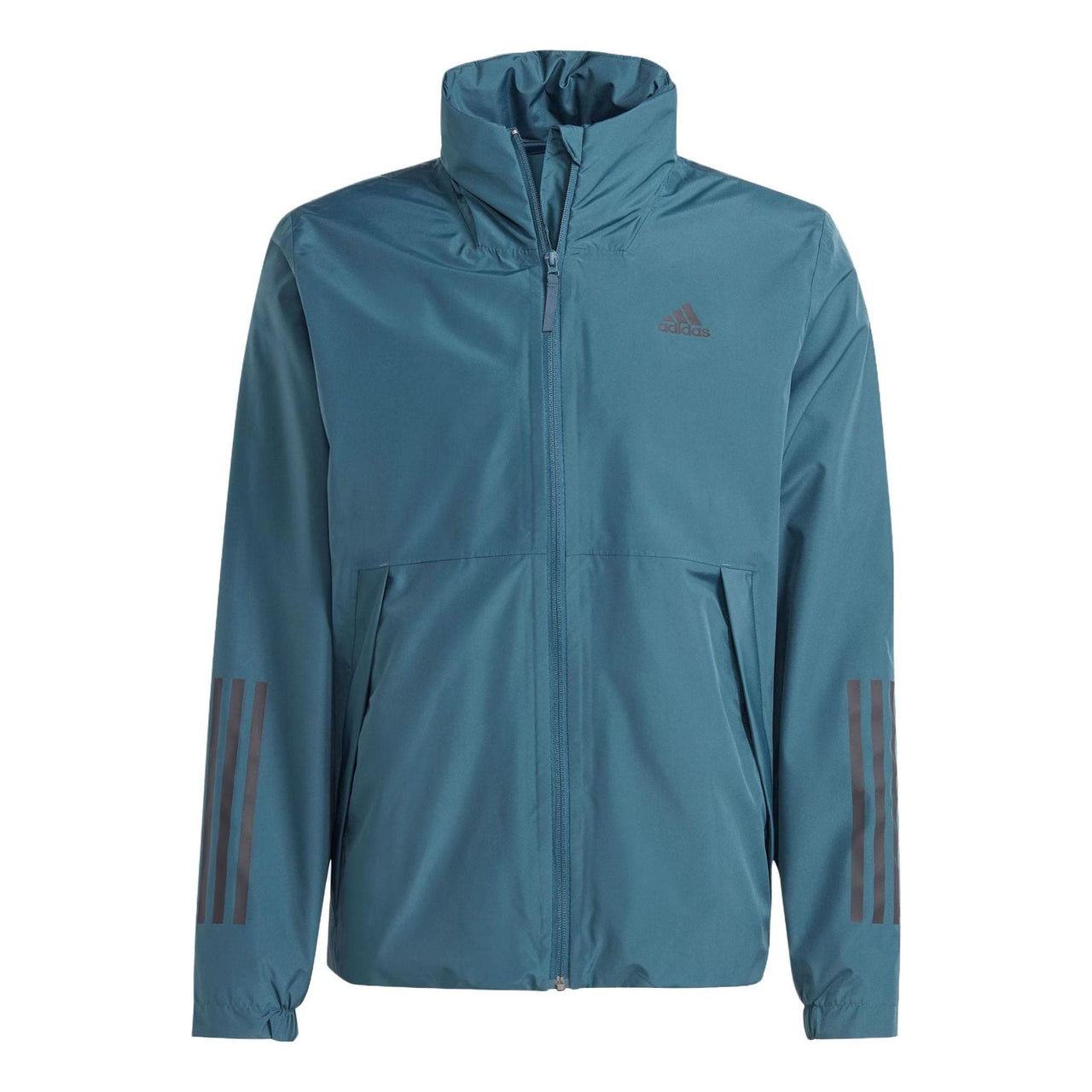adidas BSC 3-Stripes Rain.Rdy Jacket 'Teal' IK0507
