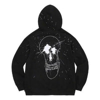 Supreme Ralph Steadman Skull Hooded Sweatshirt 'Black White' SUP-SS22-264