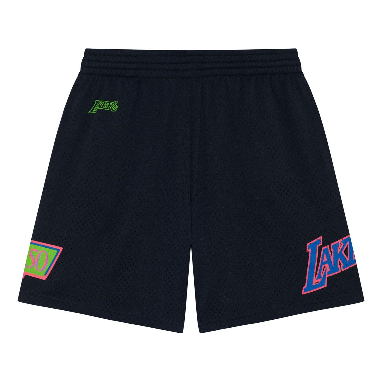 Mitchell & Ness x NBA Color Bomb Shorts 'Los Angeles Lakers' BMMSDP22082-LALBLCK
