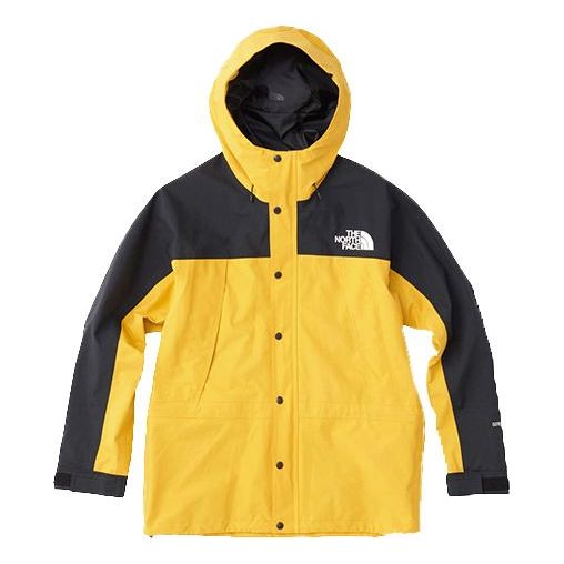 Men's THE NORTH FACE mountaineering Windproof Jacket Black Yellow NP11834-LY