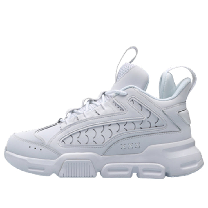 Li-Ning Armor Mid Tops 'Triple White' AGBP109-5