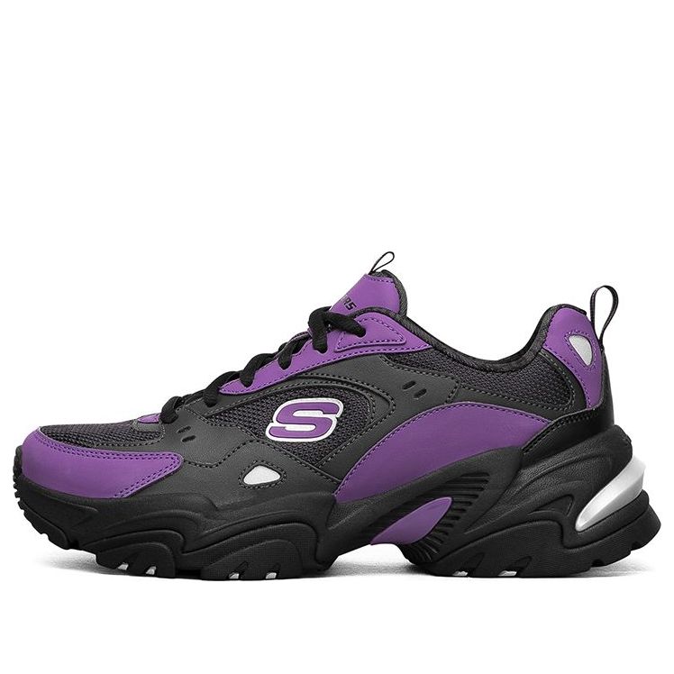 (WMNS) One Punch Man x Skechers Stamina V2 Low-Top Running Shoes Black/Purple 66666345-BKPR
