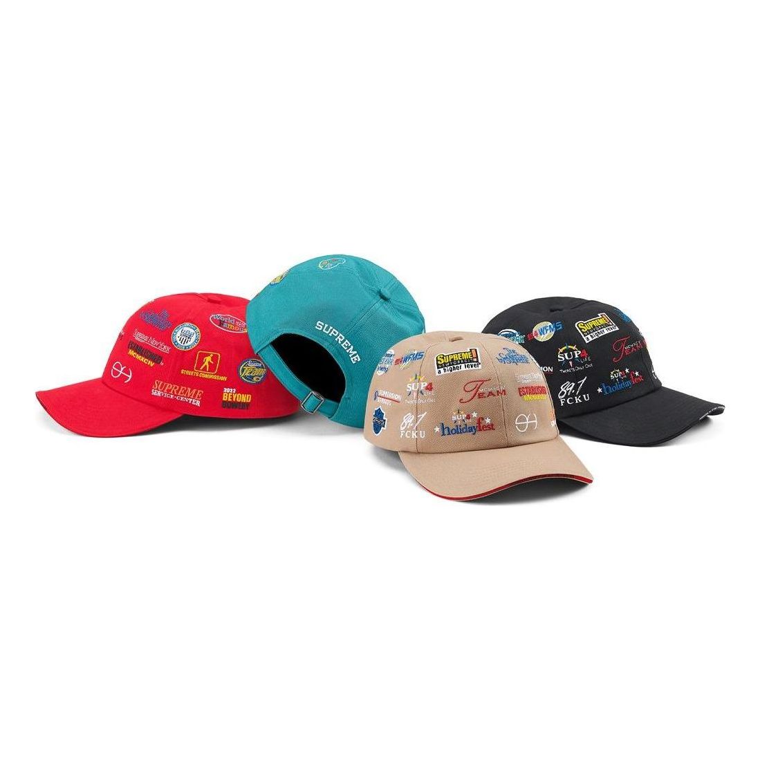 Supreme Sponsors 6-Panel 'Multi-Color' SUP-FW22-1022
