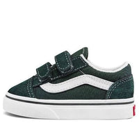 Vans Old Skool V Low-Top Sneakers Green TD 'Green White' VN000D3YQSU