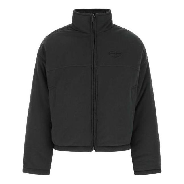 Balenciaga BB Paris Icon Reversible Puffer Jacket 'Washed Black' 704507TMQ041055