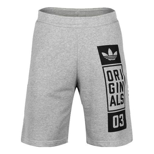 adidas originals Printing Casual Shorts Gray AJ7632