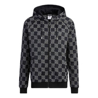 adidas Monogram Jacket 'Black White' HR3435