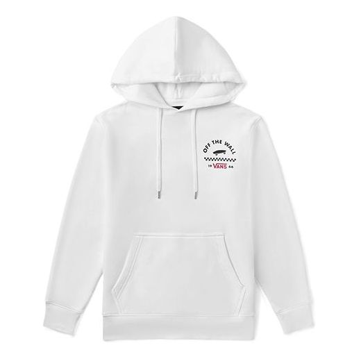 Vans Skateboard Graphic Logo Hoodie 'White' VN0A4BP8WHT