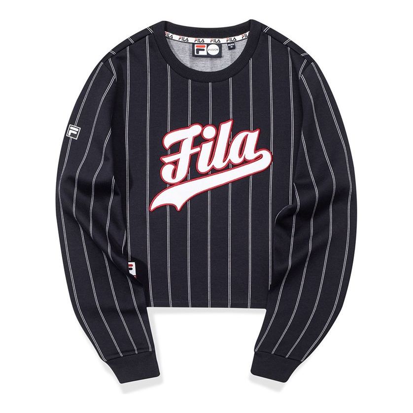 (WMNS) Fila Short Casual Sports Pullover Hoodie Blue T11W032213F-NV