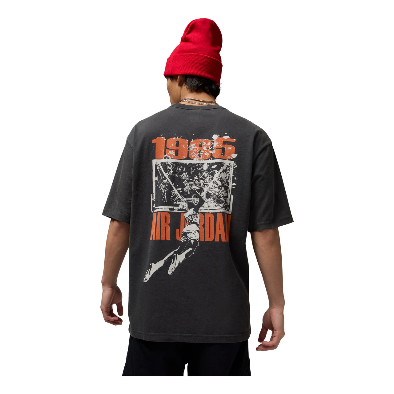 Air Jordan Brooklyn Oversized Graphic T-Shirt 'Off Noir' IB3297-045