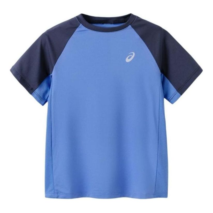 (GS) ASICS Logo T-Shirt 'Two Toned Blue' 332241173083-8851