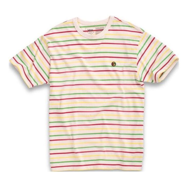 Vans Tyson Peterson Striped Off The Wall Classic Tee 'Multi-Color' VN0A5KFMWHT