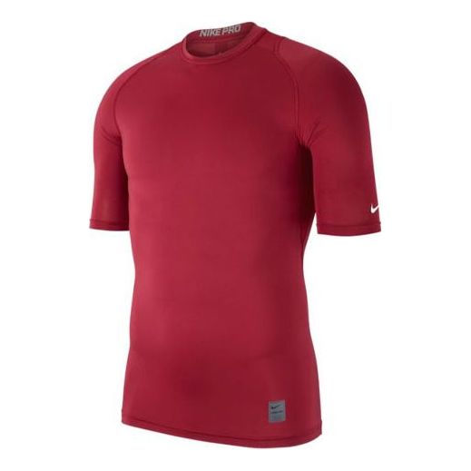 Men's Nike Round Neck Pullover Tight Red 889174-610
