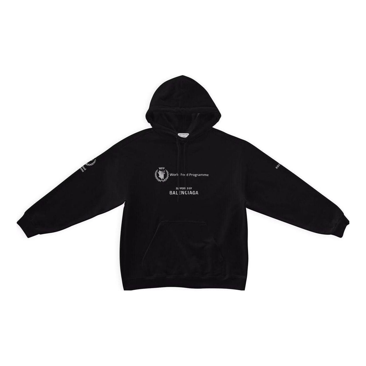 Balenciaga x WFP Hoodie Medium Fit 'Black' 600583TMVL11070